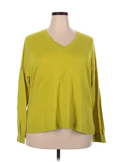 Pre-owned Crown & Ivy Pullover Sweater In Green
