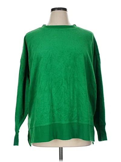 Pre-owned Crown & Ivy Pullover Sweater In Green