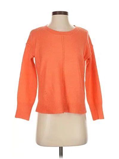 Pre-owned Crown & Ivy Pullover Sweater In Orange