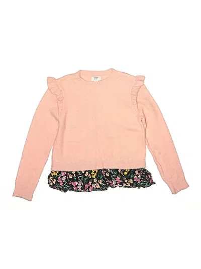 Pre-owned Crown & Ivy Kids' Pullover Sweater In Pink