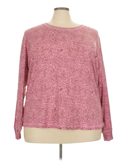 Pre-owned Crown & Ivy Pullover Sweater In Pink