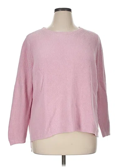 Pre-owned Crown & Ivy Pullover Sweater In Pink