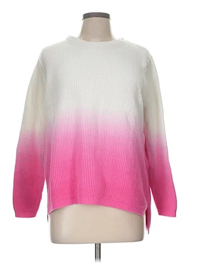 Pre-owned Crown & Ivy Pullover Sweater In Pink
