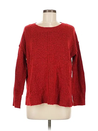 Pre-owned Crown & Ivy Pullover Sweater In Red
