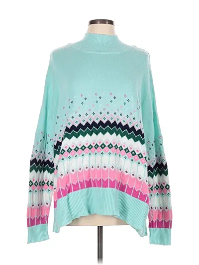 Pre-owned Crown & Ivy Pullover Sweater In Teal