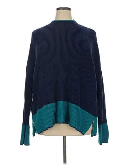 Pre-owned Crown & Ivy Pullover Sweater In Teal