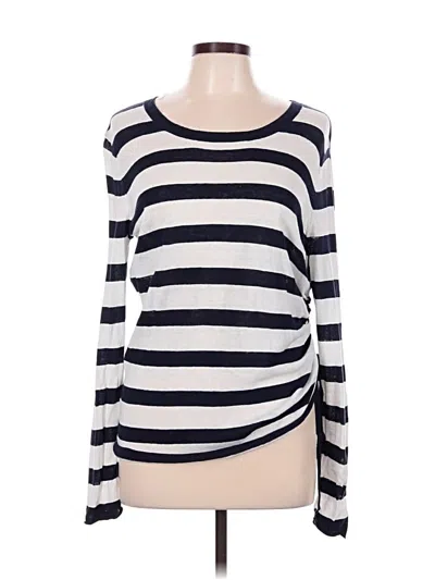 Pre-owned Crown & Ivy Pullover Sweater In White