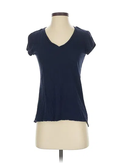 Pre-owned Crown & Ivy Short Sleeve T-shirt In Blue