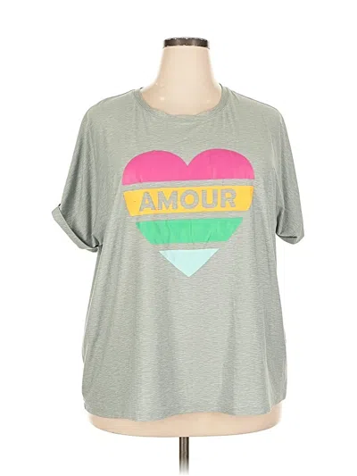 Pre-owned Crown & Ivy Short Sleeve T-shirt In Green