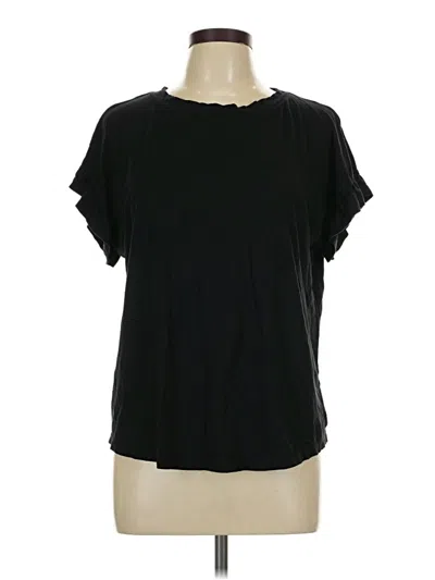 Pre-owned Crown & Ivy Short Sleeve T-shirt In Black