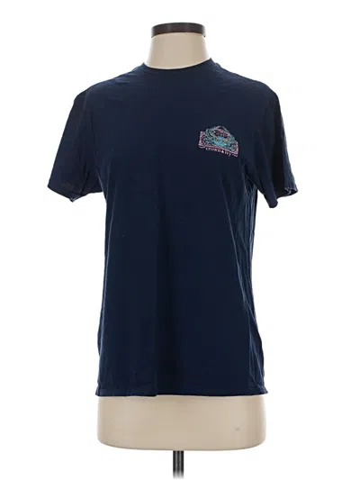 Pre-owned Crown & Ivy Short Sleeve T-shirt In Blue