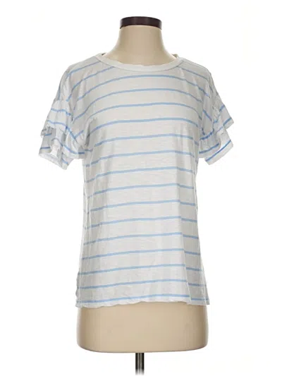 Pre-owned Crown & Ivy Short Sleeve T-shirt In Blue