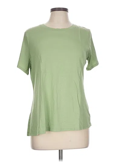 Pre-owned Crown & Ivy Short Sleeve T-shirt In Green