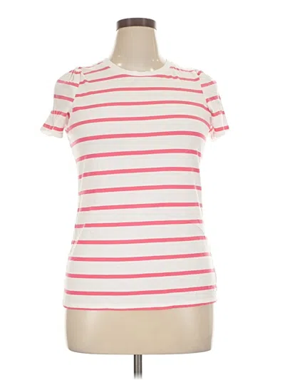 Pre-owned Crown & Ivy Short Sleeve T-shirt In Pink