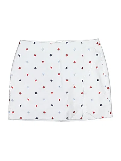 Pre-owned Crown & Ivy Skort In White