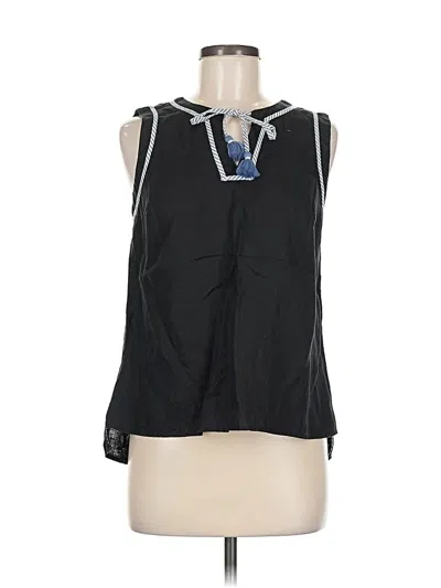 Pre-owned Crown & Ivy Sleeveless Blouse In Black