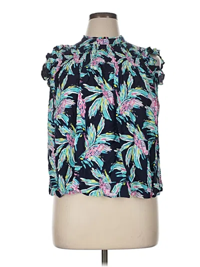 Pre-owned Crown & Ivy Sleeveless Blouse In Black