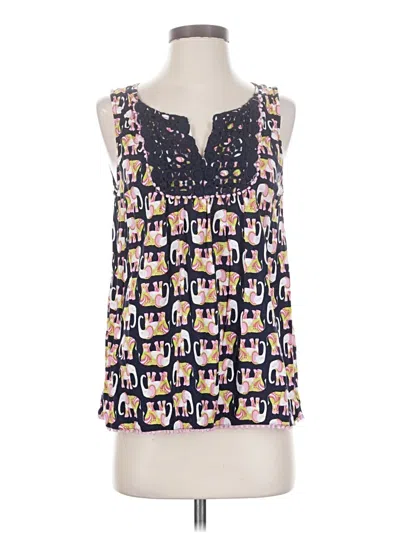 Pre-owned Crown & Ivy Sleeveless Blouse In Blue