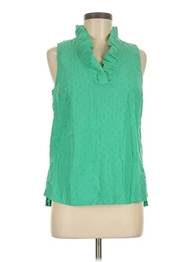 Pre-owned Crown & Ivy Sleeveless Blouse In Green