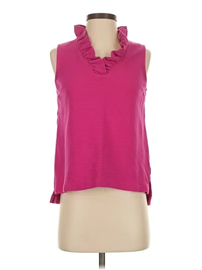 Pre-owned Crown & Ivy Sleeveless Blouse In Pink