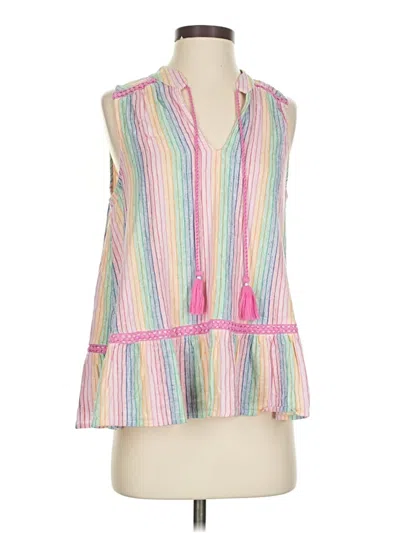 Pre-owned Crown & Ivy Sleeveless Blouse In Pink