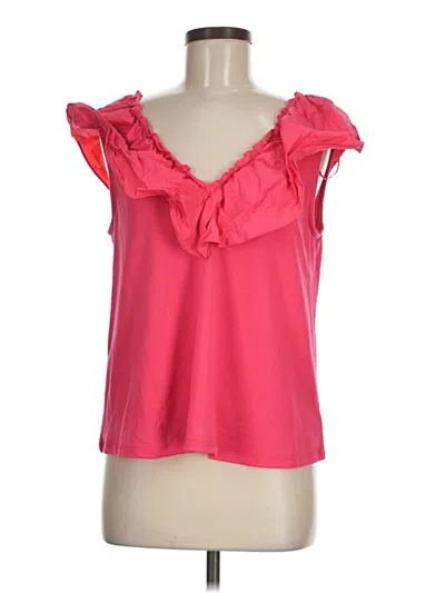 Pre-owned Crown & Ivy Sleeveless Blouse In Pink