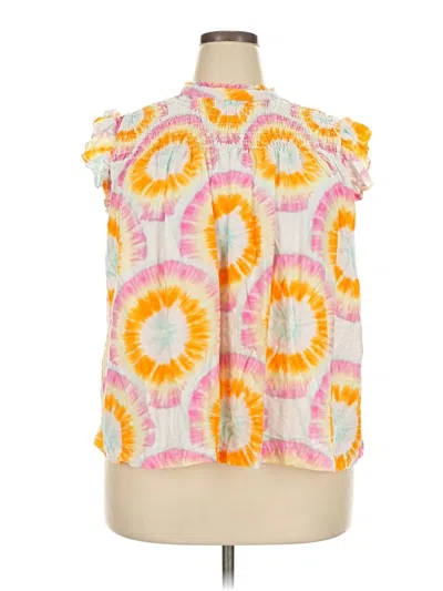 Pre-owned Crown & Ivy Sleeveless Blouse In Pink