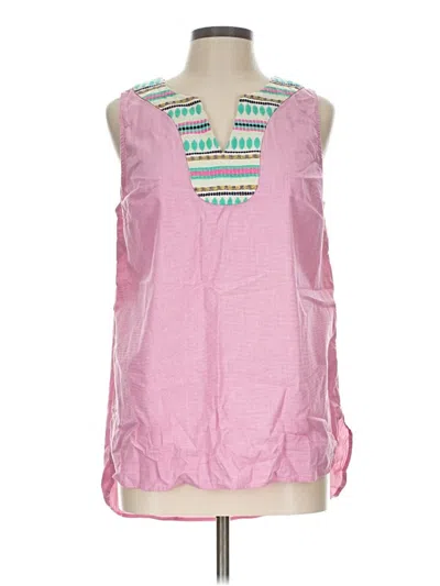 Pre-owned Crown & Ivy Sleeveless Blouse In Pink