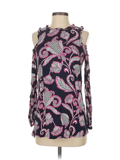 Pre-owned Crown & Ivy Sleeveless Blouse In Purple