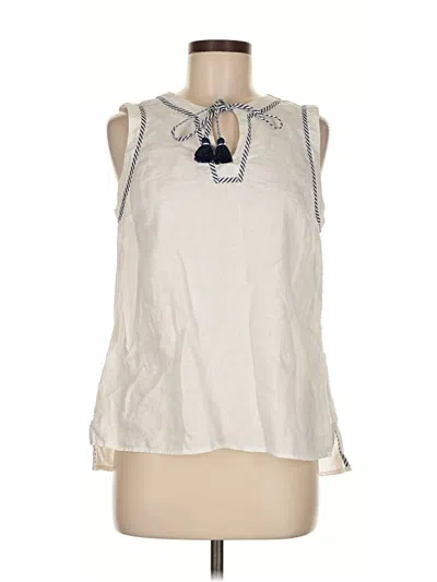 Pre-owned Crown & Ivy Sleeveless Blouse In Silver