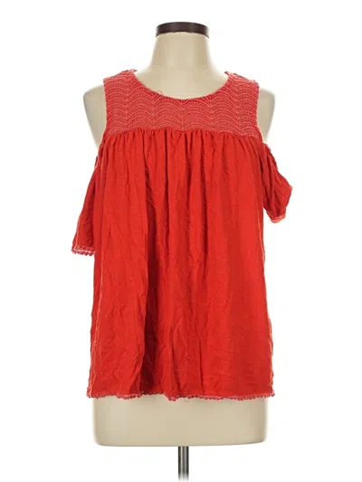 Pre-owned Crown & Ivy Sleeveless T-shirt In Red