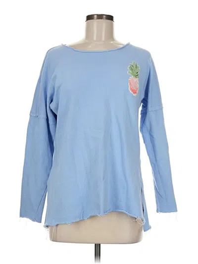 Pre-owned Crown & Ivy Sweatshirt In Blue