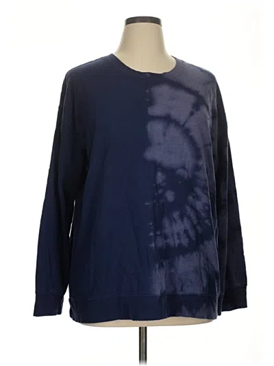 Pre-owned Crown & Ivy Sweatshirt In Blue