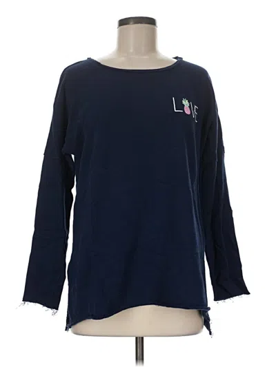 Pre-owned Crown & Ivy Sweatshirt In Blue