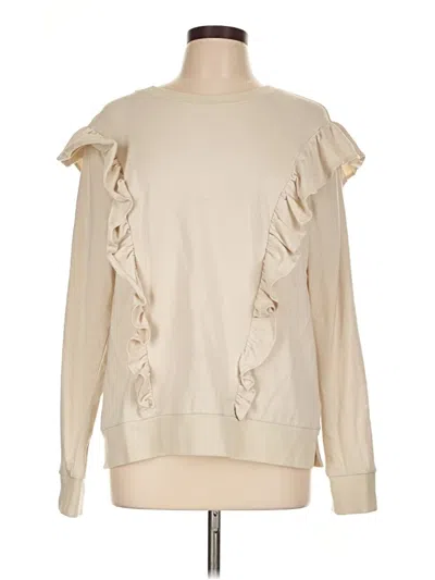 Pre-owned Crown & Ivy Sweatshirt In Brown