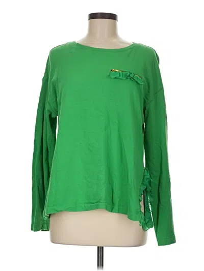Pre-owned Crown & Ivy Sweatshirt In Green