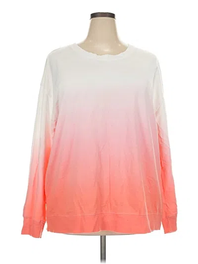 Pre-owned Crown & Ivy Sweatshirt In Orange