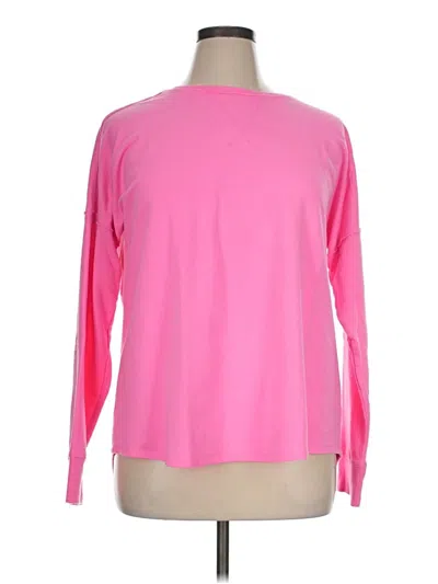 Pre-owned Crown & Ivy Sweatshirt In Pink
