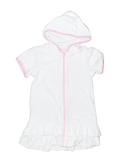 Pre-owned Crown & Ivy Kids' Swimsuit Cover Up In White