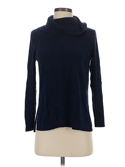 Pre-owned Crown & Ivy Turtleneck Sweater In Blue