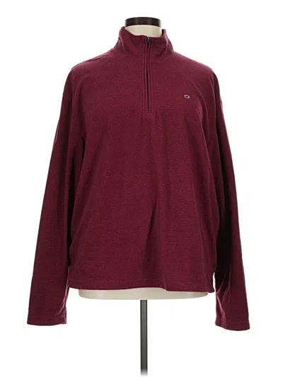 Pre-owned Crown & Ivy Turtleneck Sweater In Burgundy