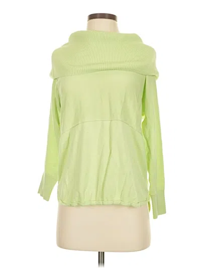 Pre-owned Crown & Ivy Turtleneck Sweater In Green
