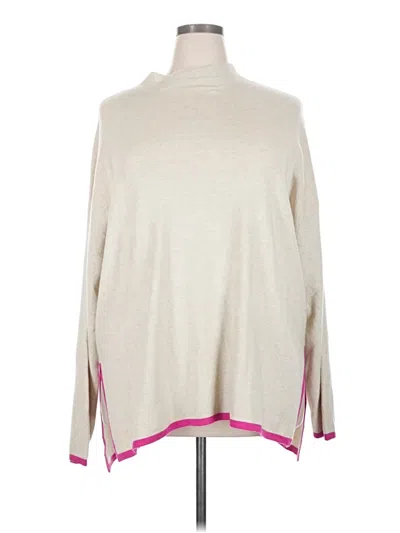 Pre-owned Crown & Ivy Turtleneck Sweater In Ivory