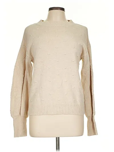 Pre-owned Crown & Ivy Turtleneck Sweater In Tan