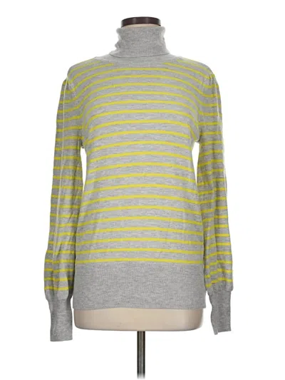 Pre-owned Crown & Ivy Turtleneck Sweater In Yellow
