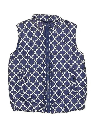 Pre-owned Crown & Ivy Kids' Vest In Blue