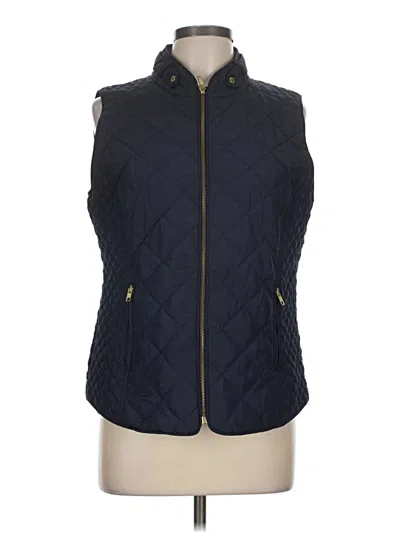 Pre-owned Crown & Ivy Vest In Blue