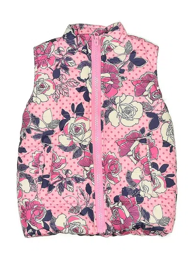 Pre-owned Crown & Ivy Kids' Vest In Pink
