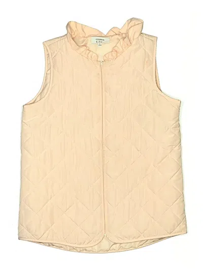 Pre-owned Crown & Ivy Kids' Vest In Pink