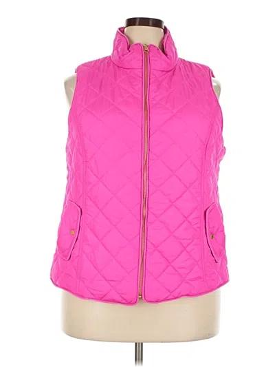 Pre-owned Crown & Ivy Vest In Pink